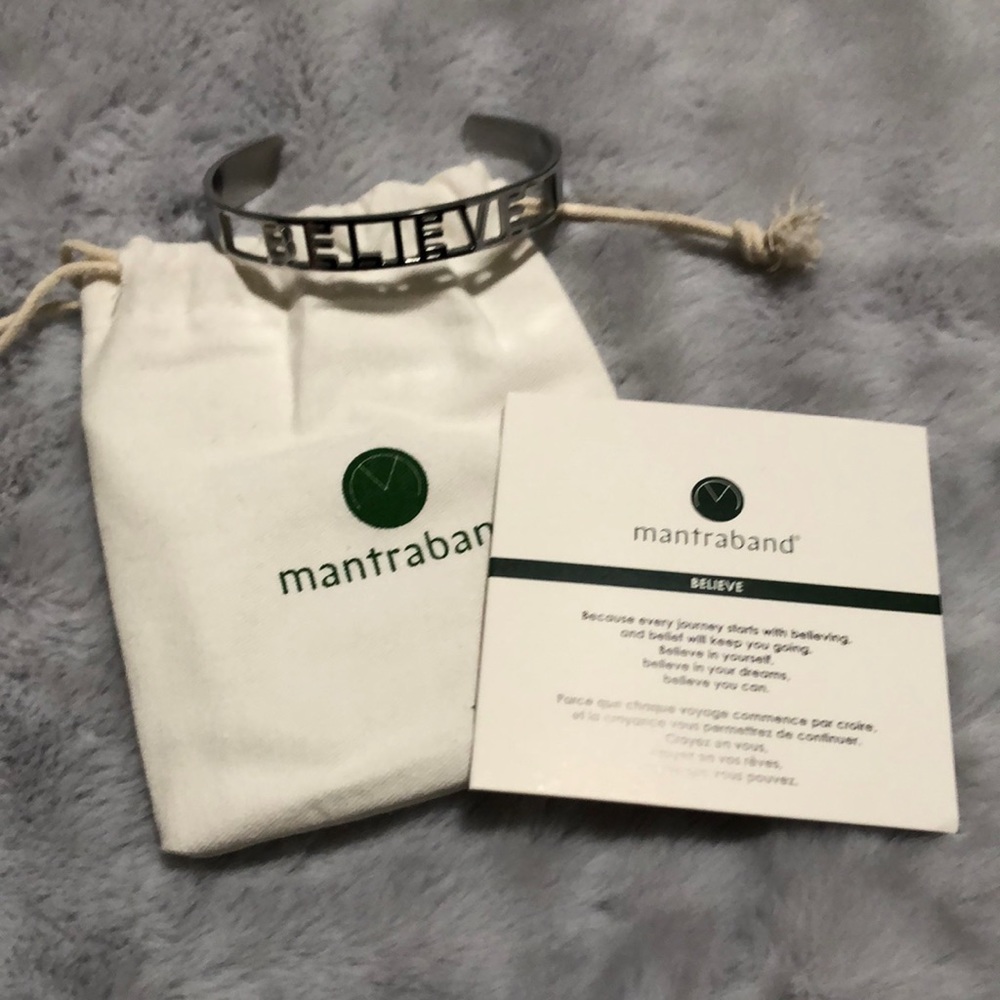Mantraband - Believe in Sliver NEW